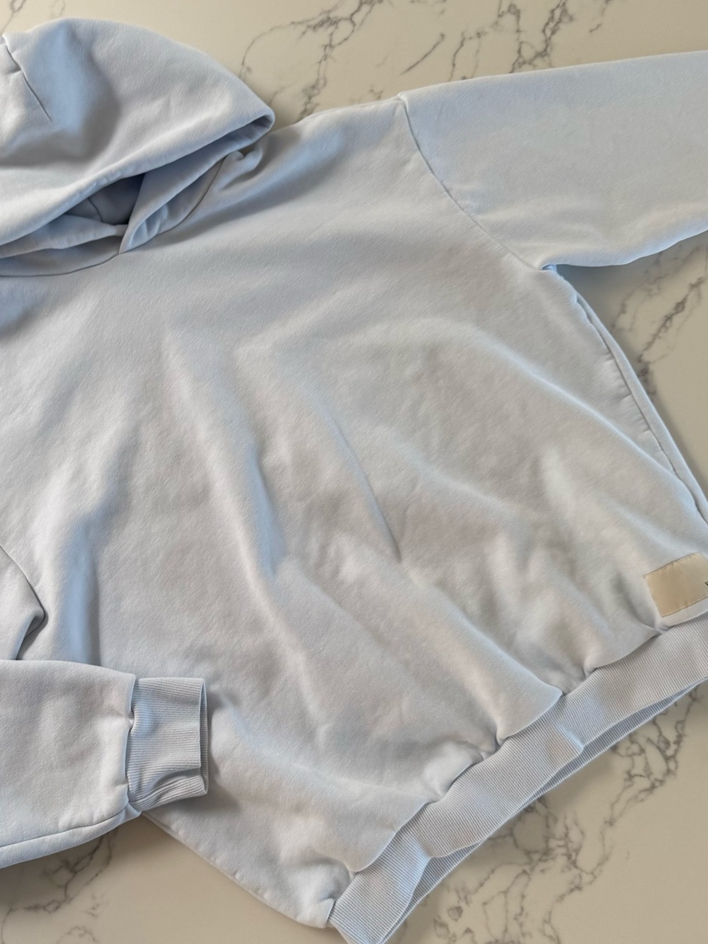Vuori Restore Oversized Hoodie - Light Mist - Size Medium - Picture 3 of 6